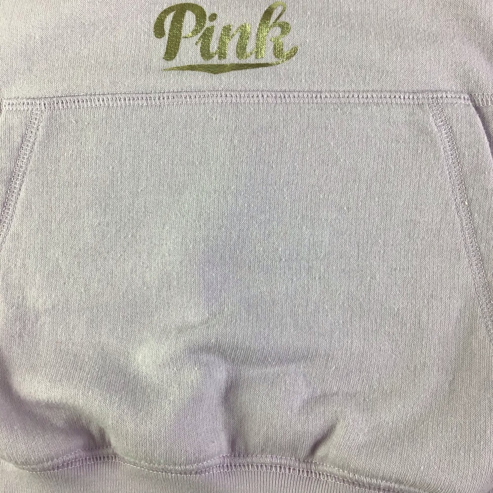 PINK Victoria Secret Love Pink Lavendar Sweatshirt - Picture 5 of 8